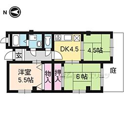 グリーンプラザ・かどの 3DKの間取図画像