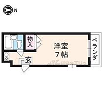 京都府京都市左京区田中西浦町（賃貸マンション1K・2階・18.16㎡） その2