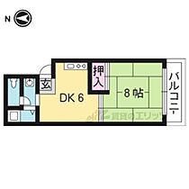 サンライズ紫野 B203 ｜ 京都府京都市北区紫野東舟岡町（賃貸マンション1DK・2階・28.33㎡） その2