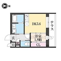 京都府京都市上京区中立売通浄福寺東入新枡屋町（賃貸マンション1DK・1階・23.92㎡） その2