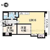 京都府京都市北区衣笠東御所ノ内町（賃貸マンション2LDK・2階・67.80㎡） その2