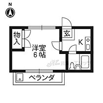 京都府京都市左京区高野竹屋町（賃貸マンション1K・3階・16.00㎡） その2