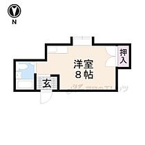 京都府京都市左京区松ケ崎東町（賃貸アパート1R・2階・21.00㎡） その1