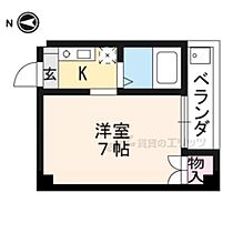 ハイツノジマ 203 ｜ 京都府京都市左京区下鴨塚本町（賃貸アパート1K・2階・20.00㎡） その2