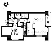 京都府京都市左京区田中南西浦町（賃貸マンション1LDK・5階・53.30㎡） その1