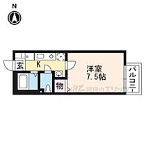 夢楼 102 ｜ 京都府京都市左京区吉田二本松町（賃貸アパート1K・1階・22.96㎡） その2