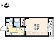 カイザザール西村 302 ｜ 京都府京都市左京区北白川上別当町（賃貸マンション1K・3階・28.48㎡） その2