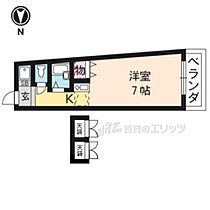 キャッスル21 205 ｜ 京都府京都市左京区吉田泉殿町（賃貸マンション1K・2階・21.08㎡） その1