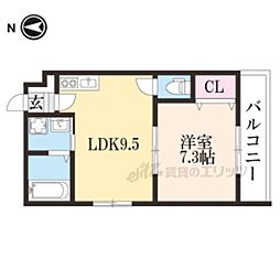 ERRISUEGA 1LDKの間取図画像