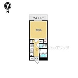 マ・メゾン 1Kの間取図画像