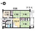 山科南団地E棟1階7.0万円