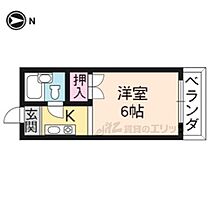 勧修ハイツ 205 ｜ 京都府京都市山科区大宅烏田町（賃貸マンション1K・2階・18.00㎡） その2