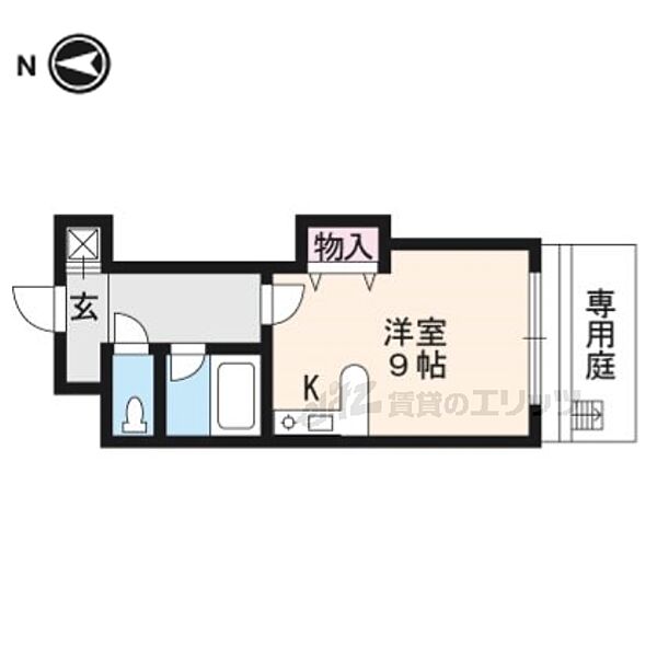 ロイヤルビーブル 105｜京都府京都市下京区猪熊通五条下る柿本町(賃貸マンション1K・1階・26.68㎡)の写真 その2