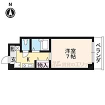 京都府京都市左京区東門前町（賃貸マンション1K・2階・20.00㎡） その2