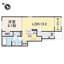 プロローグ新旭 105 ｜ 滋賀県高島市新旭町旭（賃貸アパート1LDK・1階・50.01㎡） その2