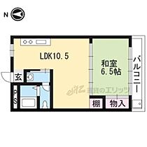 京都府京都市山科区音羽野田町（賃貸マンション1LDK・4階・40.00㎡） その2