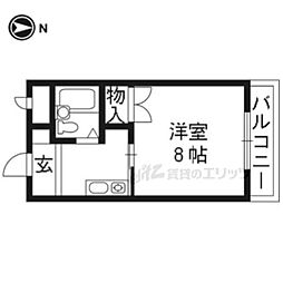 リッチモンド小野 1Kの間取図画像