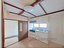 京阪宇治線 観月橋駅 徒歩10分の賃貸一戸建て 3Kのリビング/ダイニング