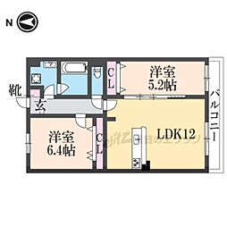 Plum Owl 2LDKの間取図画像