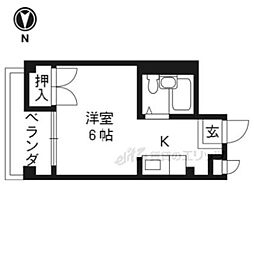 ＨＴＯビル 3階1Kの間取り