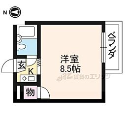 メゾン・ド・ヴァルチェ 1Kの間取図画像