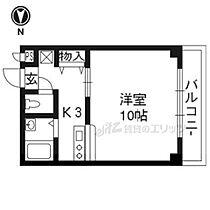 京都府京都市北区衣笠開キ町（賃貸マンション1K・1階・29.00㎡） その2