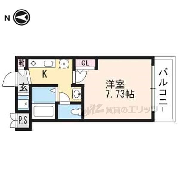 シボラ西大路 205｜京都府京都市南区唐橋平垣町(賃貸マンション1K・2階・23.92㎡)の写真 その2