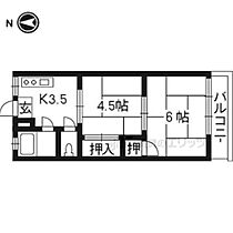 京都府京都市南区吉祥院中河原里北町（賃貸マンション2K・3階・30.78㎡） その2