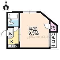 京都府京都市中京区西ノ京笠殿町（賃貸マンション1K・3階・23.49㎡） その2