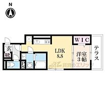 京都府京都市右京区西院清水町（賃貸アパート1LDK・1階・31.48㎡） その2