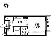 グラシューズメゾンII 202 ｜ 京都府京都市西京区樫原分田（賃貸アパート1K・2階・32.37㎡） その2