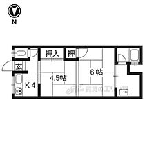 京都府京都市右京区西京極東町（賃貸一戸建2K・1階・29.97㎡） その2