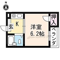 京都府京都市西京区嵐山中尾下町（賃貸マンション1K・3階・17.10㎡） その1