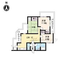 京都府京都市西京区樫原久保町（賃貸マンション3LDK・2階・65.60㎡） その2