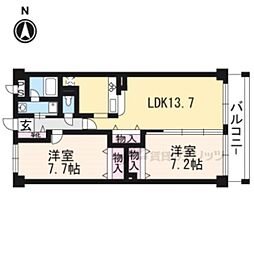 i.House02 2LDKの間取図画像