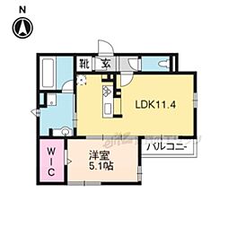 メゾン・ド・プルミエール 3階1LDKの間取り