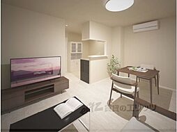 ユアメゾン御前 1階1LDKのリビング/ダイニング