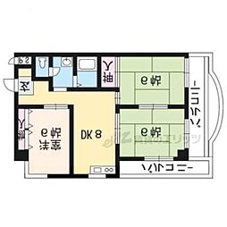 山崎ビル 3LDKの間取図画像