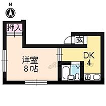 京都府京都市伏見区深草鞍ケ谷（賃貸マンション1DK・2階・30.00㎡） その2