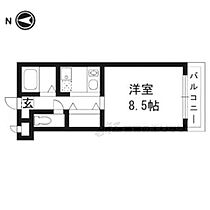 京都府京都市南区久世中久世町５丁目（賃貸マンション1K・4階・25.60㎡） その2