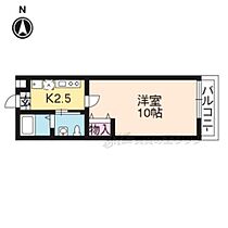 京都府京都市山科区北花山大林町（賃貸マンション1K・4階・26.08㎡） その2