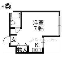 プレアール京都六地蔵 105 ｜ 京都府宇治市六地蔵柿ノ木町（賃貸マンション1R・1階・16.36㎡） その2