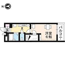 京都府京都市山科区勧修寺西金ケ崎（賃貸マンション1K・2階・19.87㎡） その1