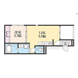 間取図画像 1LDK