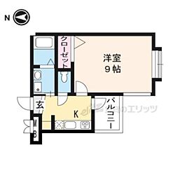メゾン・サクセス 1Kの間取図画像
