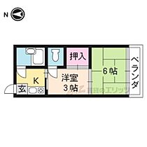 コーポ鳳瑞 202 ｜ 京都府京都市上京区下ノ森通仁和寺下ル鳳瑞町（賃貸マンション2K・2階・24.30㎡） その2