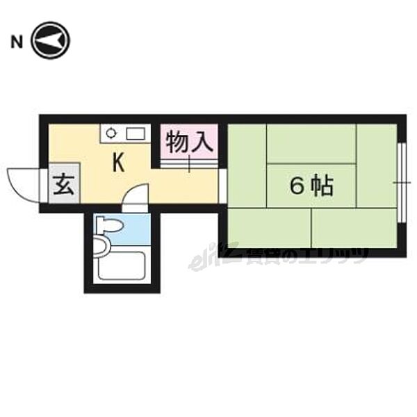 ハウス白井 301｜京都府京都市左京区聖護院西町(賃貸マンション1K・3階・15.60㎡)の写真 その2