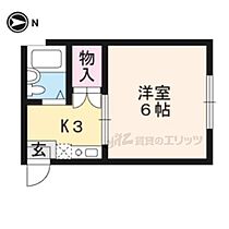 京都府京都市中京区西ノ京御輿岡町（賃貸アパート1K・2階・19.44㎡） その2