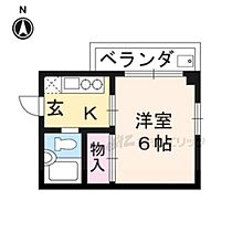 コーポタニグチ 205 ｜ 京都府京都市上京区上長者通西洞院東入土御門町（賃貸マンション1K・2階・17.00㎡） その2