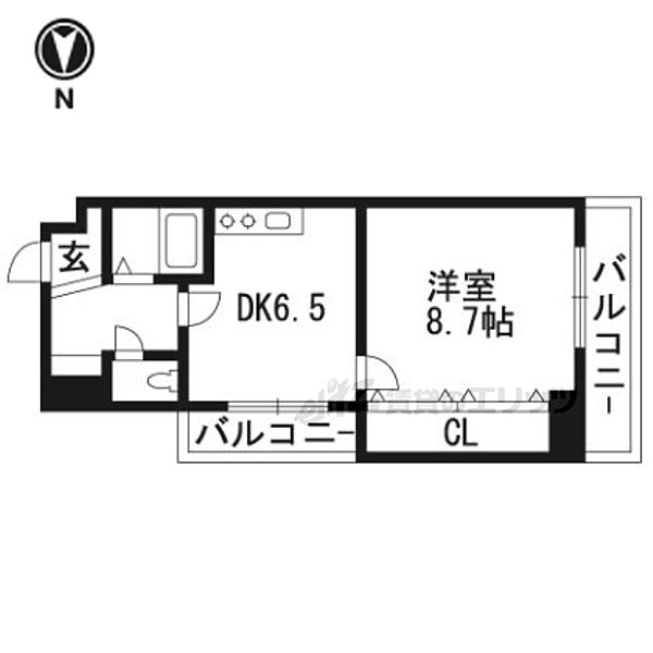 アマデウス麩屋町二條 701｜京都府京都市中京区麩屋町通二条上る尾張町(賃貸マンション1K・6階・26.70㎡)の写真 その2